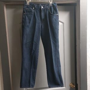 Classic Blue Men's Straight Jeans